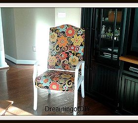 my awesome 5 habitat restore chair, painted furniture, Well this is the finished chair I just love it It s so comfy too