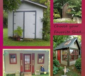 rustic garden sheds everyone should have at least one, gardening, outdoor living, repurposing upcycling, A collection of some great little sheds there is no end of fun you can have with a shed let your imagination run wild