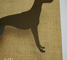 fun pet lovers craft, crafts, home decor, adhesive cardstock silhouette shape