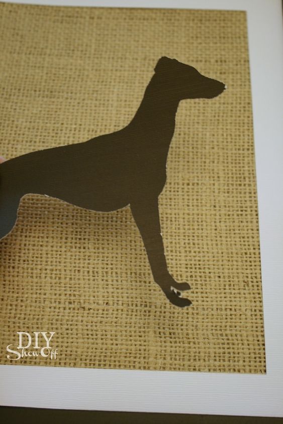 fun pet lovers craft, crafts, home decor, adhesive cardstock silhouette shape