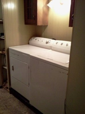 old trailer bathroom renovation, bathroom ideas, home improvement, and a new laundry area and closet where the sink was