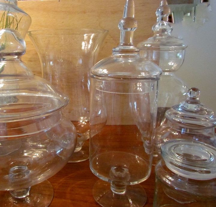 fish accent light wish i was at the beach, home decor, repurposing upcycling, Apothecary jar