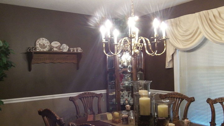 took old wallpaper off updated dining room, dining room ideas, home decor, wall decor