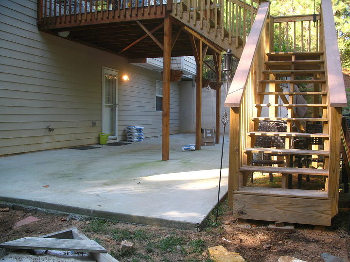 new updated pictures of the deck and decked out and ready for spring, decks, home improvement, outdoor living, patio, before
