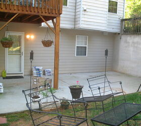 new updated pictures of the deck and decked out and ready for spring, decks, home improvement, outdoor living, patio, Before