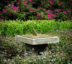 this is something a little different from the other designs that i previously posted, gardening, landscape, outdoor living, A detail view of the sundial in the garden custom made for its location
