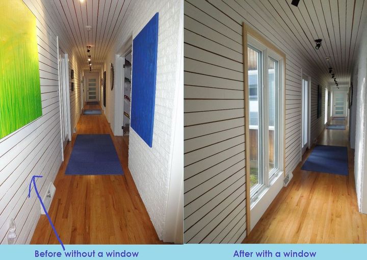 design considerations amp energy efficiency with new windows amp slider doors, curb appeal, doors, go green, Check the floor Lightening and Brightening with a new slider in a back hallway