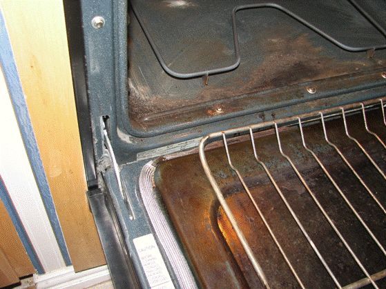 replaced oven baking element coil, appliances, home maintenance repairs, Oven Label on inside of door