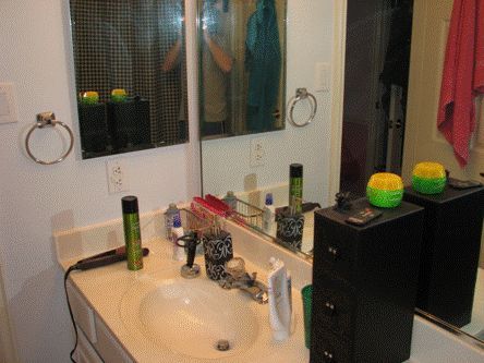bathroom remodel, sink area