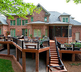 outdoor living, decks, outdoor living, porches, TimberTech Rosewood deck