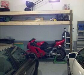 needed to add storage space in my garage, garages, home decor, Finished Project