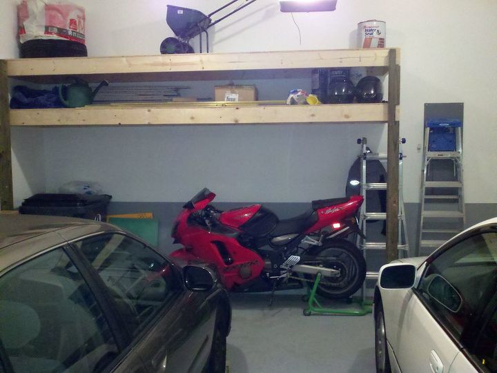 needed to add storage space in my garage, garages, home decor, Finished Project