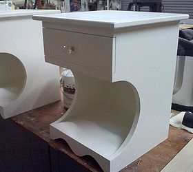night stands for my daughter, painted furniture