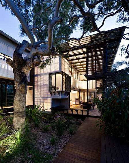 marcus beach house by bark architects, architecture