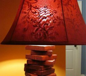 scrap wood floor lamp, crafts, lighting, woodworking projects, Scrap Wood Floor Lamp