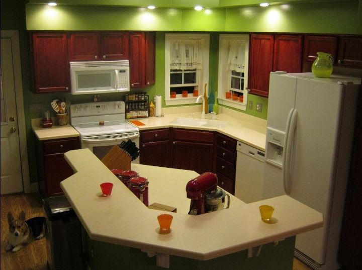 complete kitchen makeover for 62, home decor, kitchen design, painting, Kitchen Reveal