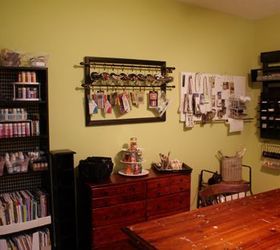 studio craft room organization using pallets and other budget friendly solutions, craft rooms, organizing, pallet, storage ideas, DIY craft storage on the cheap