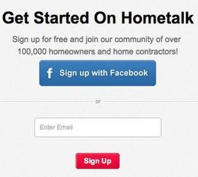 how to use hometalk take a visual tour, You can sign in via your Facebook page or email Heads up if you go via email and you aren t from the USA you may run into a zip code glitch if so just sign up as an American state for now or through FB until that s sorted out