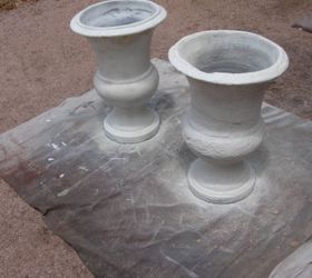 Any ideas as to what to put in these outdoor urns besides plants