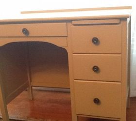 q how to pretty up desk, garages, painted furniture