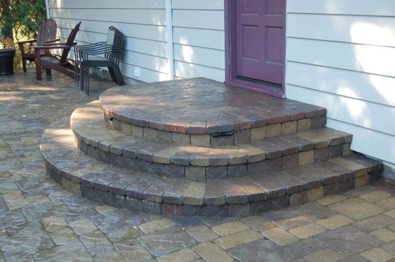 backyard renovation in northwest portland, concrete masonry, decks, outdoor living, patio, After
