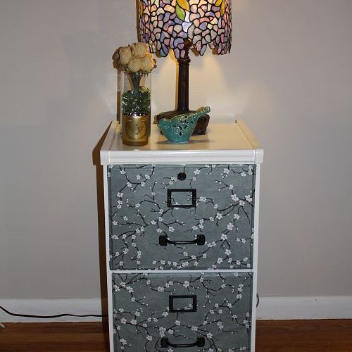 diy filing cabinet makeover, home decor, kitchen cabinets, painting