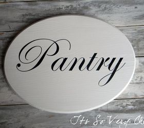 make a pantry sign, crafts, Pantry Sign for the Kitchen