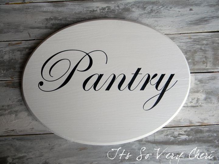 make a pantry sign, crafts, Pantry Sign for the Kitchen