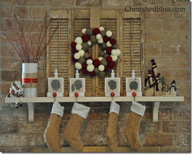 christmas mantel, christmas decorations, crafts, seasonal holiday decor, wreaths, 2011 Christmas Mantel