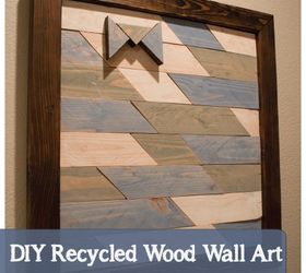 diy recycled framed wood wall art with monogram painted and stained, home decor, painting, woodworking projects, DIY Recycled Framed Wood Wall Art with Monogram painted and stained