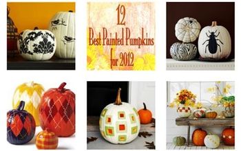My 12 Best Painted Pumpkins for 2012