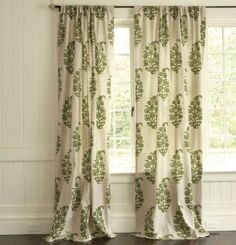 i created pinch pleats in my store bought curtains, home decor, window treatments, windows, Before