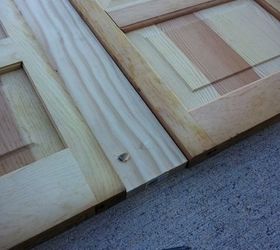 making a headboard out of bi fold doors, doors, repurposing upcycling, woodworking projects