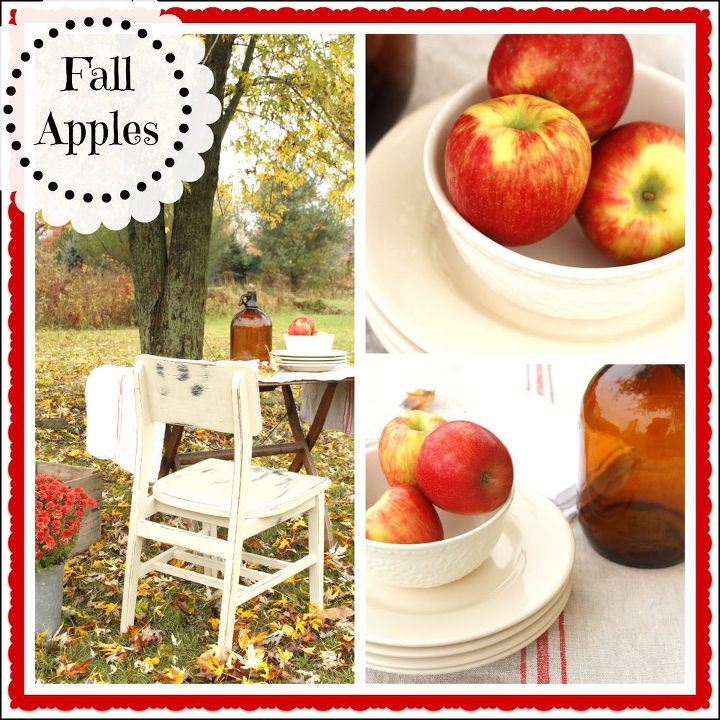 decorating with apples, home decor, outdoor living