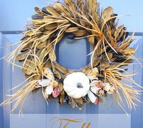 fall front porch, curb appeal, seasonal holiday decor, wreaths