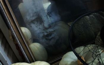 DIY Haunted Ghostly Mirror with Krylon Looking Glass Paint Tutorial