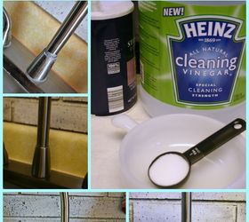 get rid of lime deposits, cleaning tips, Befores and Afters