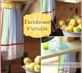 farmhouse kitchen window update, home decor, Farmhouse Kitchen Curtains