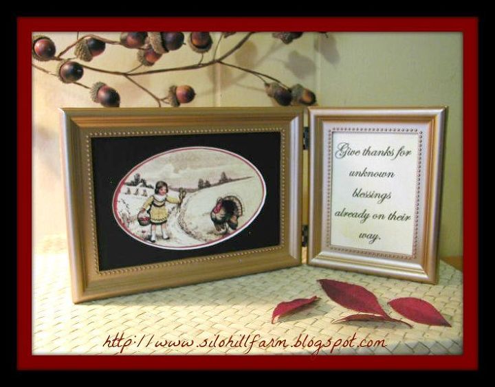 thanksgiving inspired photo frame, crafts, thanksgiving decorations