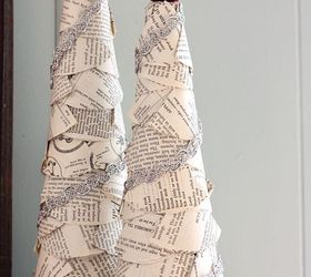 DIY Book Page Christmas Trees  Hometalk