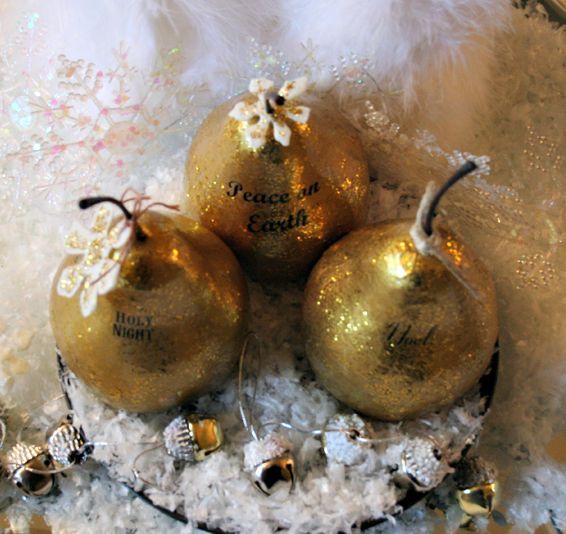 faux gilded pears, crafts, Faux Gilded Pears