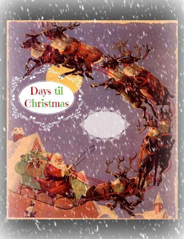 vintage countdown to christmas, christmas decorations, seasonal holiday decor, Free Vintage Countdown to Christmas Printable