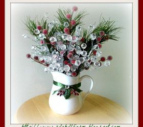 christmas floral creation, christmas decorations, seasonal holiday decor