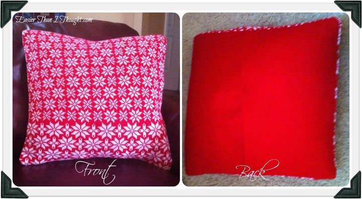 christmas sweater envelope pillow covers, christmas decorations, crafts, seasonal holiday decor