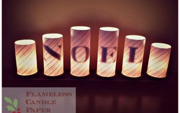 Flameless Candle Paper Shades