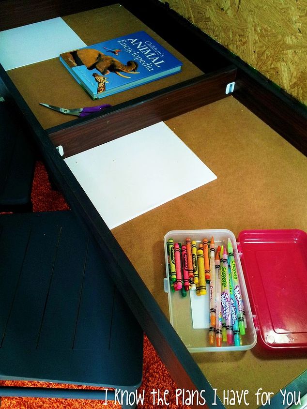 crib turned craft station, painted furniture, repurposing upcycling