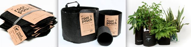 recycled plastics for your garden, tools, Root pouch biodegradable planters made from recycled materials