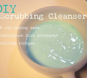 diy scrubbing cleanser, cleaning tips, DIY Scrubbing Cleanser Paste