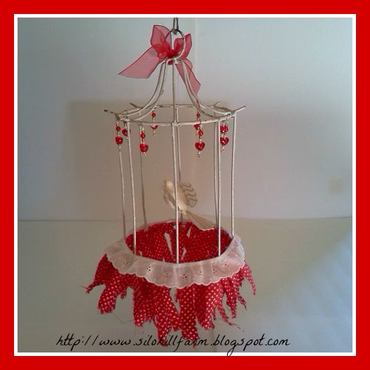 valentines love bird cage, crafts, seasonal holiday decor, valentines day ideas
