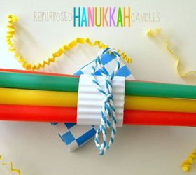holiday clearance repurposed hanukkah candles, home decor